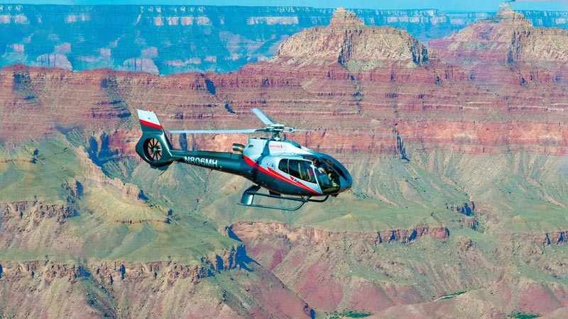 Helicopter Over The Grand Canyon
