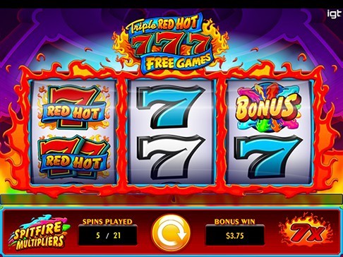 Triple Red Hot 7s