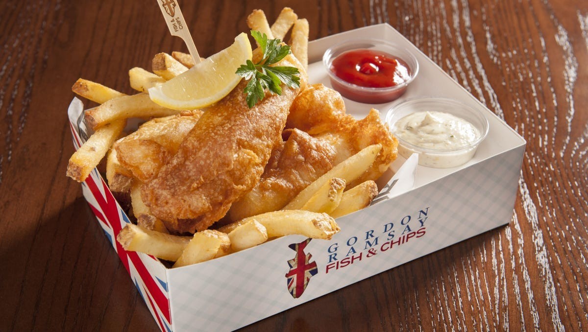Gordon Ramsay Fish and Chips