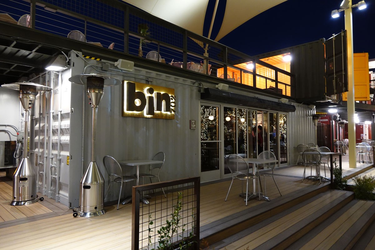 Bin 702 inside Downtown Container Park