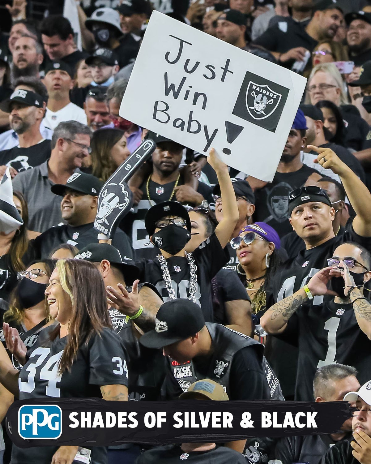 #4 Las Vegas Raiders ranked fourth rowdiest team in the NFL