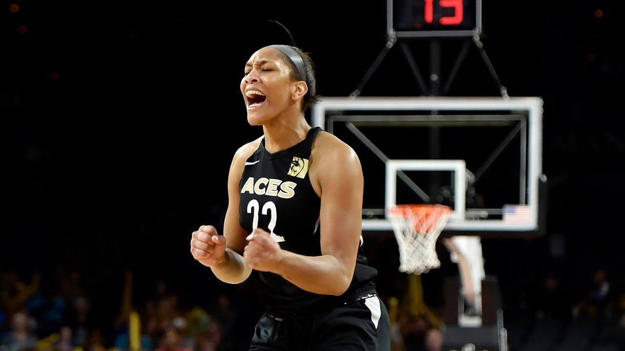 #4 Las  Vegas Aces sign A'ja Wilson to new contract.