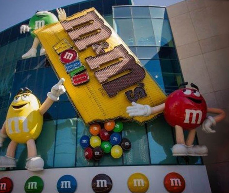 Visit the Giant M&M’s Store on The Strip